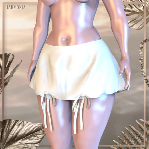 White Selenia Skirt LaraX