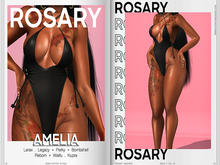 Rosary. Amelia . Black