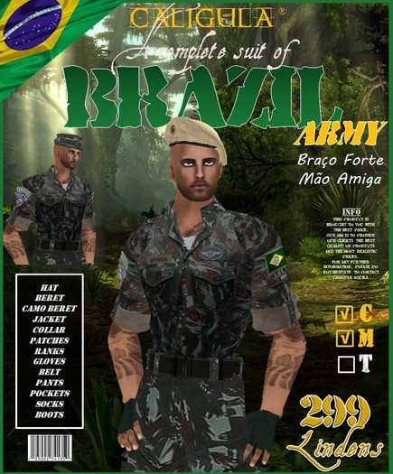 BRAZILIAN ARMY SUIT