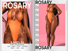 Rosary. Amelia . Orange