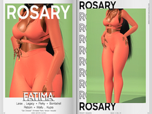 Rosary. Fatima . Orange