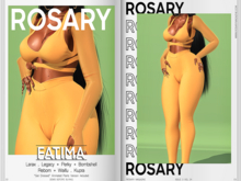 Rosary. Fatima . Yellow
