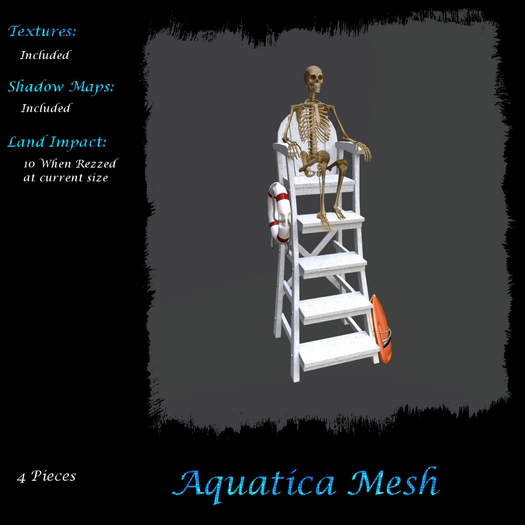 Aquatica Mesh - AM025935 Lifeguard on Post