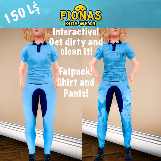 FKW - Fatpack - Riding Shirt + Pants - interactive lightblue