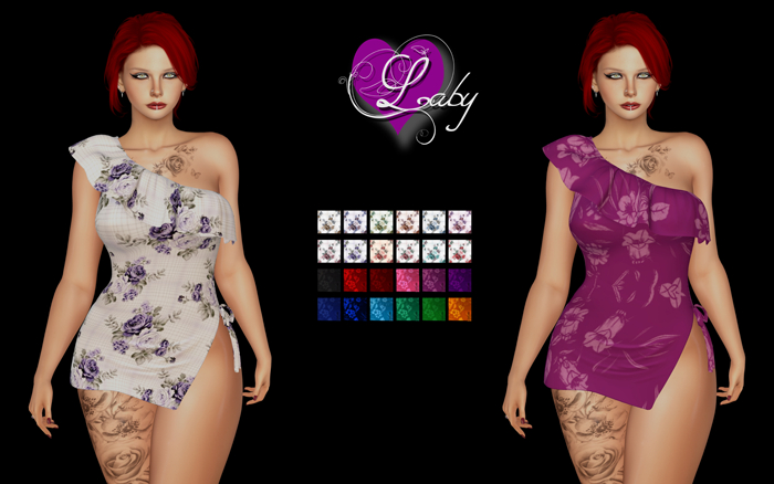 Laby's Dress Xandria Flowers Fatpack