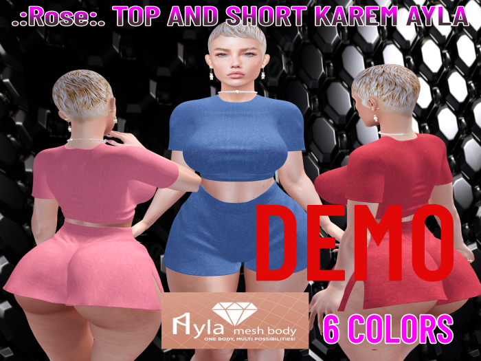 .:Rose:. TOP AND SHORT KAREM AYLA DEMO (Add Me)