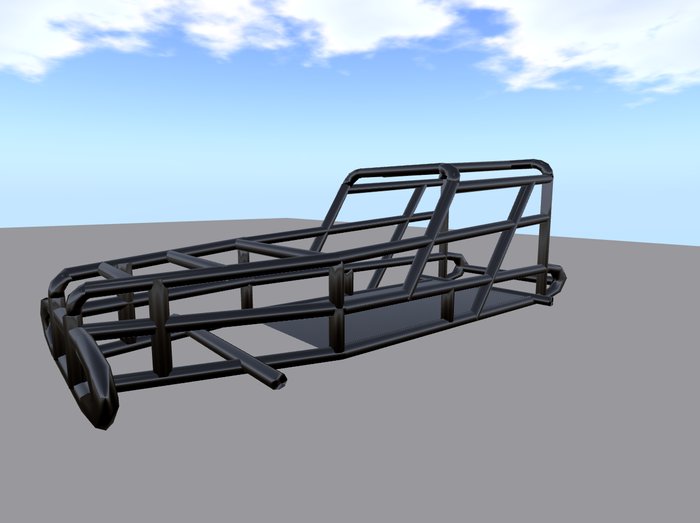2 PRIM BUGGY/TRUCK FRAME SCULPTED