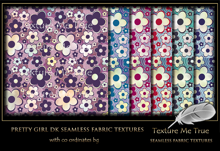 TMT Pretty Girl DK seamless fabric textures