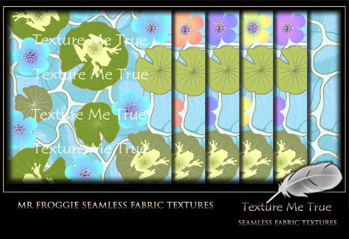 TMT Mr Froggie seamless fabric textures