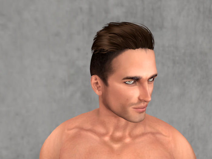 :MCD: Slicked-Back Hair Brown