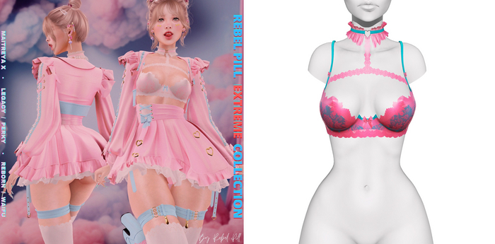 Rebelpill - Extreme Collection Bra Turquise