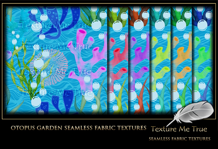 TMT Octopus Garden seamless fabric textures