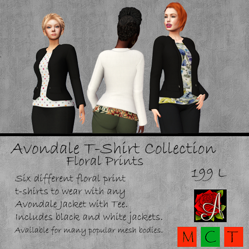 Avondale T-Shirt Collection Floral Prints
