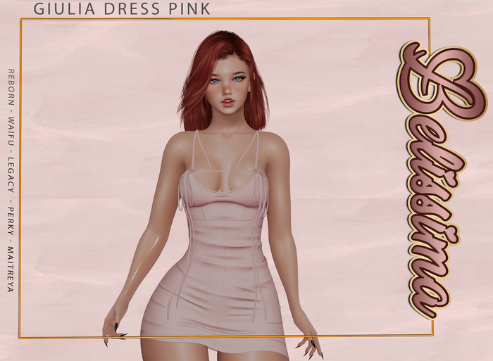 [Belissima] GIULIA DRESS PINK