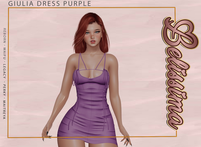 [Belissima] GIULIA DRESS PURPLE