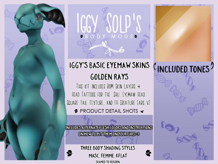 Iggy So1p's Basic Eyemaw Skins - Golden Rays - Add Me!