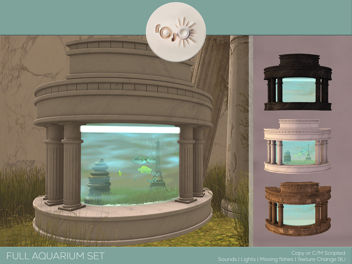 *** rojo *** Aquarium Set with Texture Changer