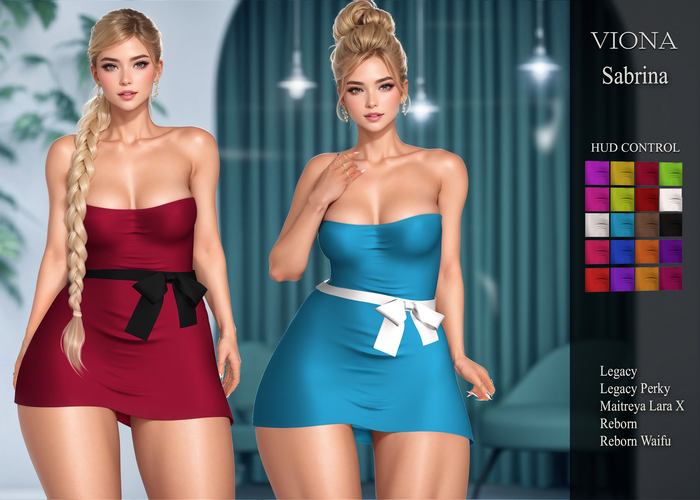 VIONA-Sabrina Dress Set