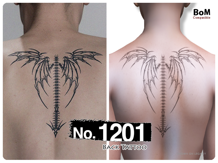 (Back Tattoo) No.1201