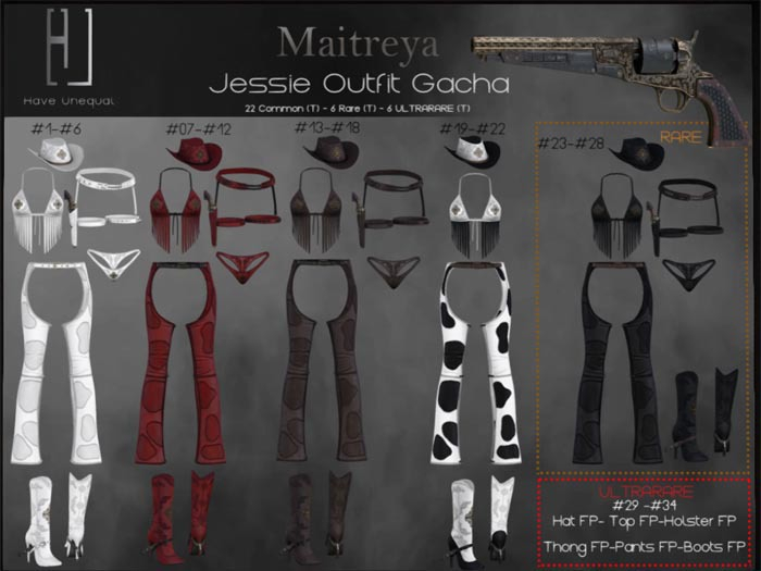 [HU]Jessie Set (4pcs) COW - LARA