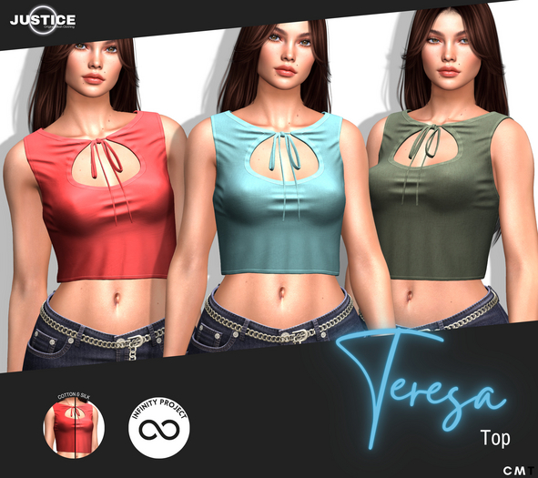 [JUSTICE] TERESA TOP - FATPACK
