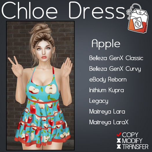 ~TL~ Chloe Dress Apple