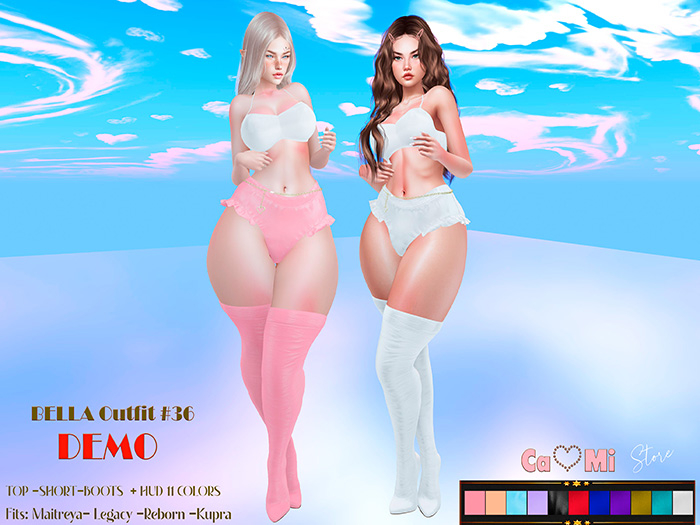 DEMO~CAMI~#36 Bella -FATPACK