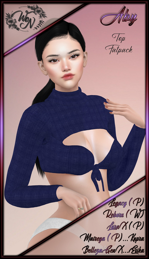 .:WoN:.Aby blouse Blue