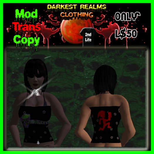 DRC - Juggalette Stary Halter Top - Riddle Box