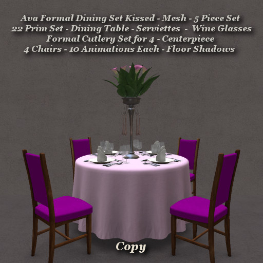 Ava Formal Dining Kissed V2