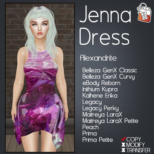 ~TL~ Jenna Dress Alexandrite
