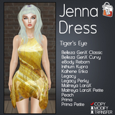 ~TL~ Jenna Dress Tiger's Eye