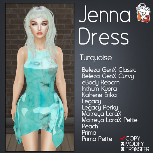 ~TL~ Jenna Dress Turquoise