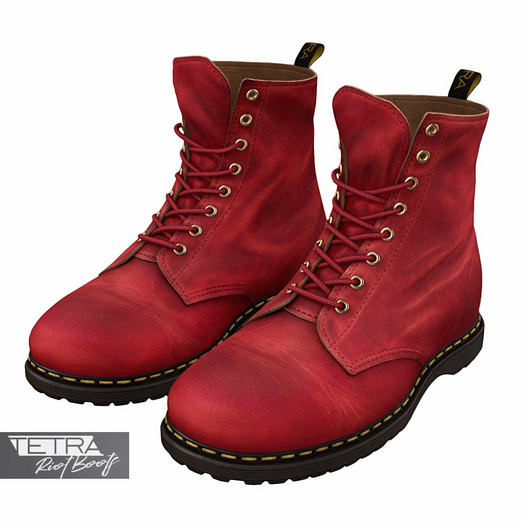 TETRA - Riot Boots & Socks (Scarlet)