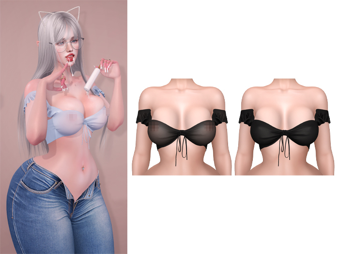 Mossu - Sienna Top - Black 