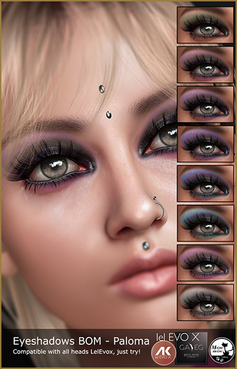 ~Meow Meow~ Eyeshadows Paloma BOM LeLEvox - box