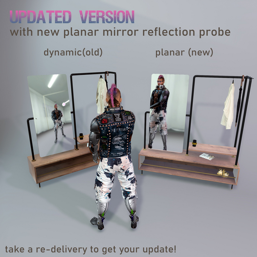 LSD Wardrobe "Compania" with PBR-Materials & Realtime-Reflections