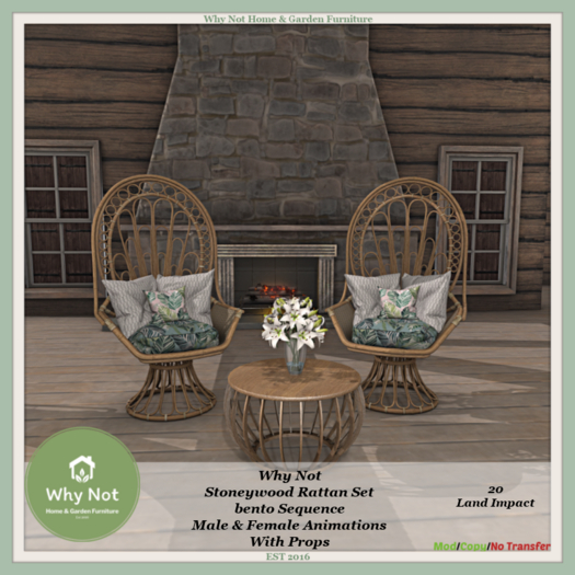 Why Not - Stoneywood Rattan Se-Boxed