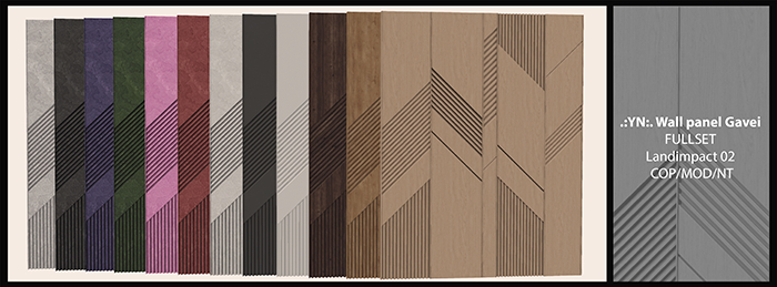 .:YN:. Wall panel Gavei