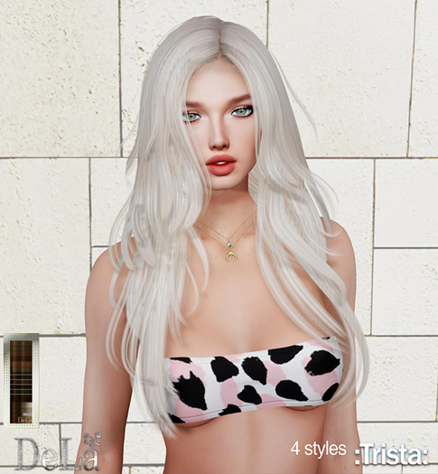 =DeLa*= Mesh Hair "Trista" Browns