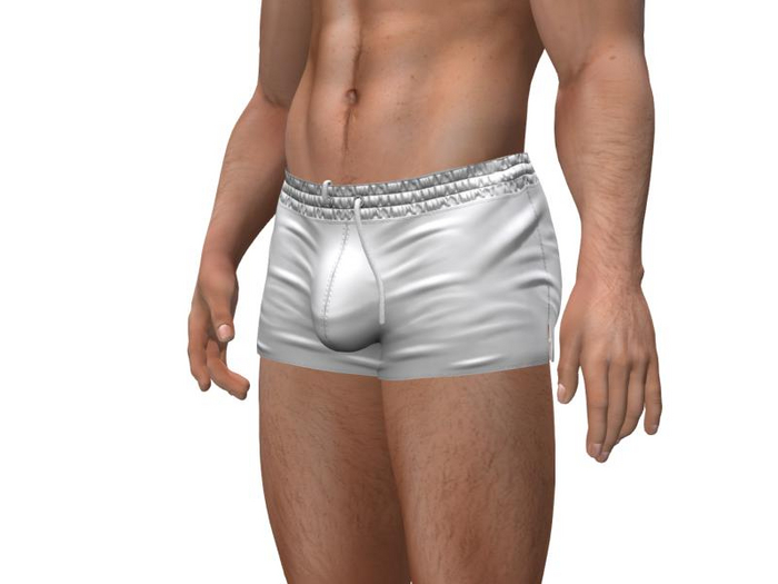 TwoSided Euro shorts white