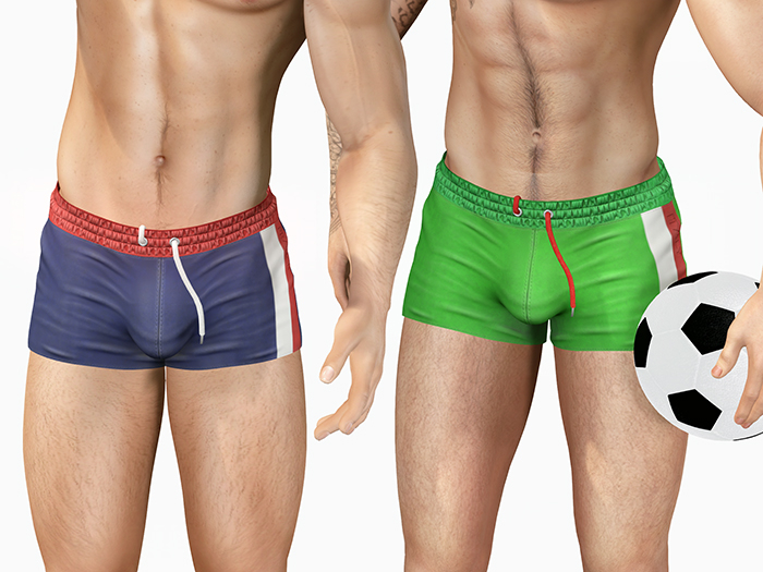 TwoSided Euro shorts Fatpack