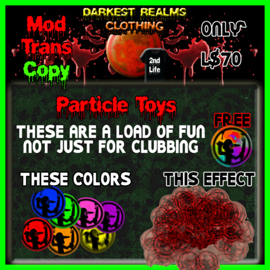 DRC - Glowing Butcherman Particle Toy - Solid Colors Explode