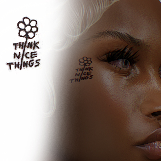 Think Nice Thoughts Tattoo Rightside