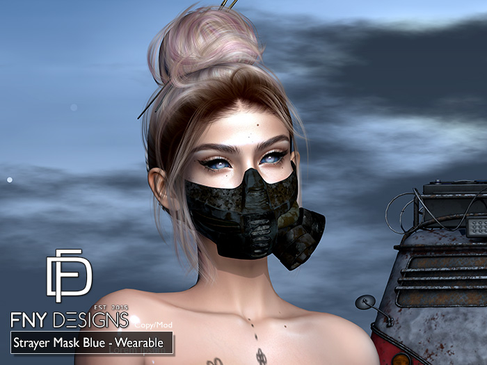 :FNY: Designs - Strayers Mask Blue