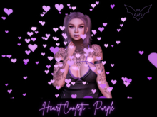 !GD Heart Confetti - Purple