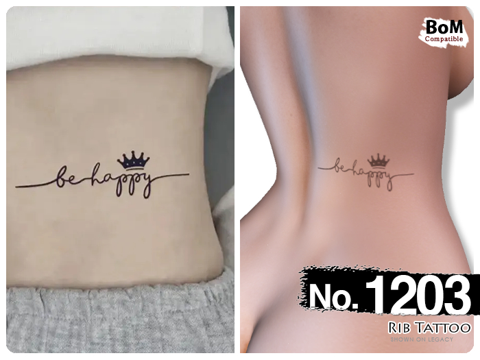 (Rib Tattoo) No.1203