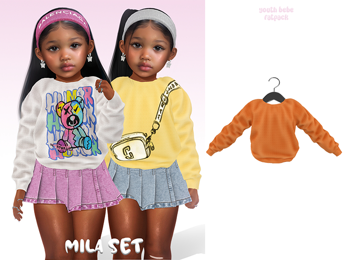 KIDS.Co - "Mila Sweater" ORANGE