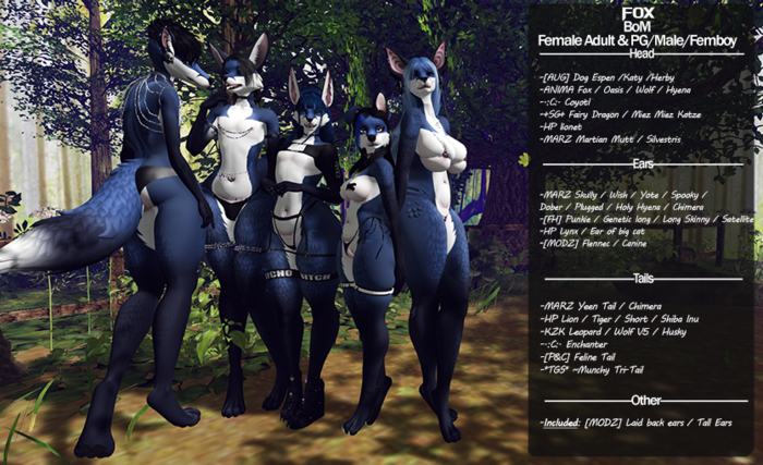 Kat Klaws -Fox- Blue 