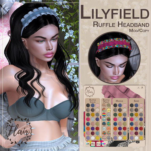 Flair - Lilyfield - Ruffle Headband